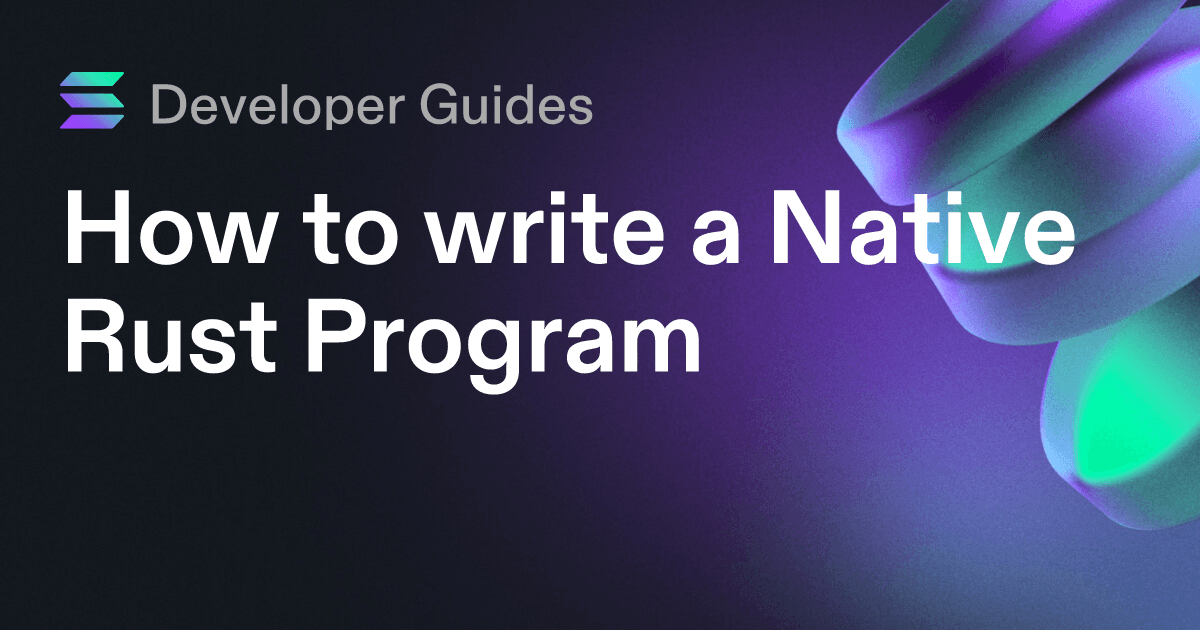 Cómo escribir un programa con Rust Nativo